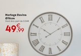 Promo Horloge Davina à 49,99 € dans le catalogue Maxi Bazar à Hazebrouck
