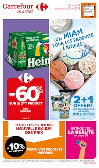 Prospectus Carrefour Market à Braine, "Carrefour Market", 54 pages de promos valables du 18/06/2024 au 30/06/2024