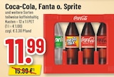 Coca-Cola, Fanta o. Sprite Angebote von Coca-Cola bei Trinkgut Düsseldorf für 11,99 €