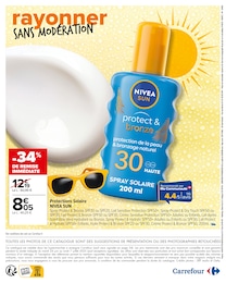 Prix et réduction Nivea dans le prospectus Carrefour en cours Offre Nivea dans le catalogue Carrefour du moment à la page 2