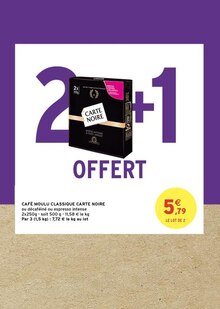 Intermarché Viry-Châtillon - CAFÉ MOULU CLASSIQUE Promo CAFÉ MOULU CLASSIQUE dans le catalogue Intermarché "Le mini prospectus" à Viry-Châtillon