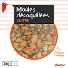 MOULES DÉCOQUILLÉES CUITES SURGELÉES - AUCHAN en promo chez Auchan Supermarché Avignon à 7,00 €
