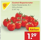 Aktuelle Tomaten Angebote bei Netto Marken-Discount in Freiburg (Breisgau) Aktuelles Cocktail Rispentomaten Angebot bei Netto Marken-Discount in Freiburg (Breisgau) ab 1,29 €