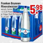 Trinkgut Burgau - Mineralwasser Angebot im Prospekt Mineralwasser bei Trinkgut im Burgau Prospekt für 5,99 €