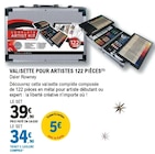 Valisette pour artistes 122 pièces - Daler Rowney dans le catalogue E.Leclerc