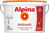 Wand- und Deckenfarbe Mattweiß von Alpina im aktuellen Kaufland Prospekt für 19,99 €