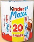Barre chocolatée au lait maxi - KINDER en promo à 2,30 € chez Netto Barre chocolatée au lait maxi - KINDER dans le catalogue Netto