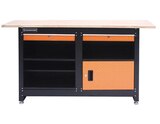 Établi 2 tiroirs et 1 porte en promo chez Brico Dépôt Établi 2 tiroirs et 1 porte dans le catalogue Brico Dépôt