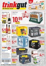 Veltins im Trinkgut Prospekt in Wunstorf Aktueller Trinkgut Prospekt mit Veltins, "Aktuelle Angebote", Seite 1