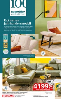 Sitzmöbel im aktuellen Segmüller Prospekt (Wiesbaden) Sitzmöbel im Segmüller Prospekt "100 JAHRE SEGMÜLLER" mit 48 Seiten (Wiesbaden)