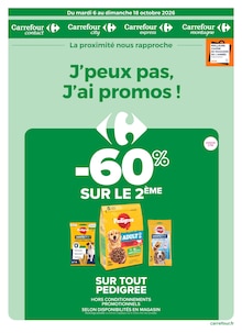 Catalogue de la semaine "J'peux pas, J'ai promos !" avec 1 pages, valide du 06/10/2026 au 18/10/2026 pour Châteauneuf-sur-Charente et alentours Prospectus de la semaine "J'peux pas, J'ai promos !" avec 1 pages, valide du 06/10/2026 au 18/10/2026 pour Châteauneuf-sur-Charente et alentours