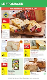 Prix et réduction Fromage de chèvre dans le prospectus Carrefour en cours Offre Fromage de chèvre dans le catalogue Carrefour du moment à la page 31