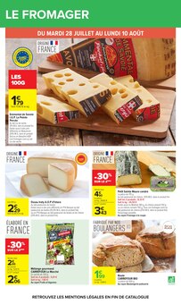 Promotion Courgette dans le prospectus Carrefour, valable du 28/07/2026 au 10/08/2026 Promo Courgette dans le catalogue Carrefour du moment à la page 31