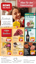 REWE Prospekt "Dein Markt" für Kranenburg, 33 Seiten, 10.02.2025 - 15.02.2025