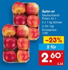 Äpfel rot im Netto Marken-Discount Prospekt Äpfel rot von im aktuellen Netto Marken-Discount Prospekt für 1,69 €