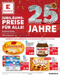 Aktueller Kaufland Supermärkte Prospekt für Stade (Hansestadt) 21.09.2023 - 27.09.2023 Kaufland Prospekt für Stade (Hansestadt) mit 47 Seiten