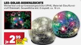 LED-Solar-Bodenleuchte Angebote bei E center Wiesbaden für 2,99 €