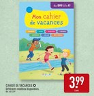 Cahier de vacances - Aldi Cahier de vacances à 3,99 € dans le catalogue Aldi
