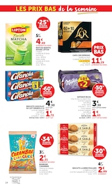 Gâteau en promo dans le catalogue U Express à la page 14