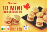 MINI CHEESEBURGERS SURGELÉS AUCHAN - AUCHAN en promo chez Auchan Hypermarché Vitrolles à 6,61 €