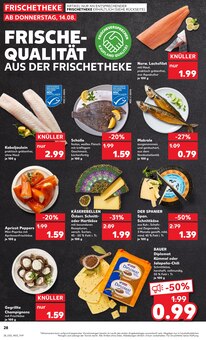 Lachs im aktuellen Kaufland Prospekt (Bottrop) Lachs im Kaufland Prospekt "KNĂśLLER" mit 56 Seiten (Bottrop)