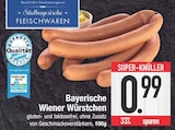 Bayerische Wiener Würstchen im EDEKA Prospekt Bayerische Wiener Würstchen von im aktuellen EDEKA Prospekt für 0,99 €