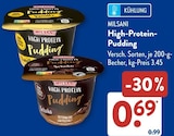 High-Protein-Pudding von Milsani im aktuellen ALDI SÜD Prospekt für 0,69 €