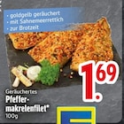 Geräuchertes Pfeffermakrelenfilet im EDEKA Prospekt Geräuchertes Pfeffermakrelenfilet von im aktuellen EDEKA Prospekt für 1,69 €