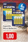 Aktuelle Batterie Angebote bei Kaufhaus Stolz in Bremerhaven Aktuelles Superlife Micro-Batterien Angebot bei Kaufhaus Stolz in Bremerhaven ab 1,00 €