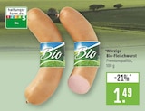 Marktkauf Schwäbisch Gmünd - Würzige Bio-Fleischwurst Angebot im Prospekt Würzige Bio-Fleischwurst bei Marktkauf im Schwäbisch Gmünd Prospekt für 1,49 €