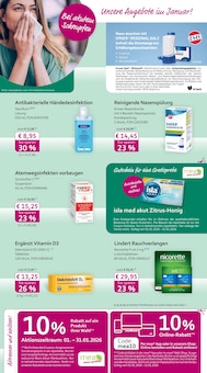 Nasenspray im mea - meine apotheke Prospekt "Unsere Januar-Angebote" mit 4 Seiten (Frankfurt (Main))
