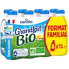 Lait U.H.T. demi-écrémé Bio "Format Familial" - CANDIA dans le catalogue Carrefour