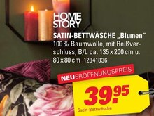 SATIN-BETTWÄSCHE „Blumen“ bei Höffner in Bergisch Gladbach SATIN-BETTWÄSCHE „Blumen“ im Angebot bei Höffner Bergisch Gladbach für 39,95 €