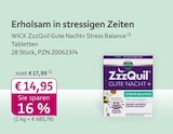 ZzzQuil Gute Nacht+ Stress Balance bei mea - meine apotheke im Prospekt "" für 14,95 €