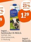 fairbindet H-Milch bei tegut im Rödental Prospekt für 1,29 €