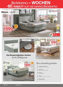 Boxspringbett im Möbelzentrum Pforzheim Prospekt "BELDOMO - WOCHEN" mit 24 Seiten (Stuttgart)