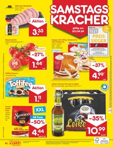 Tomaten im Netto Marken-Discount Prospekt "Aktuelle Angebote" mit 49 Seiten (Erfurt)