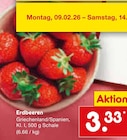 Erdbeeren bei Netto Marken-Discount im Prospekt "" für 3,33 €