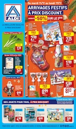 Catalogue Aldi à Combrée, avec 39 pages Prospectus Aldi à Combrée: "ARRIVAGES FESTIFS À PRIX DISCOUNT.", 39} pages, 11/11/2025 - 17/11/2025