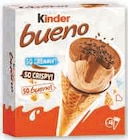 Cones Crème Glacée Bueno Classique - GLACEE KINDER - U Express à Vitry-sur-Seine Cones Crème Glacée Bueno Classique - GLACEE KINDER en promo chez U Express Vitry-sur-Seine à 1,82 €