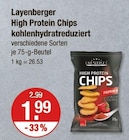 High Protein Chips kohlenhydratreduziert von Layenberger im aktuellen V-Markt Prospekt für 1,99 €