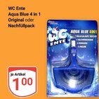 Aqua Blue 4 in 1 Original im Angebot bei GLOBUS in Willich Aqua Blue 4 in 1 Original Angebote von WC Ente bei GLOBUS Willich für 1,00 €