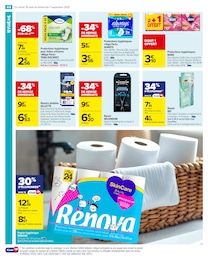 Prix et réduction Always dans le prospectus Carrefour Market en cours Offre Always dans le catalogue Carrefour Market du moment à la page 46