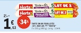Tarte en Or Feuilletée -30% Matière Grasse - HERTA - E.Leclerc Tarte en Or Feuilletée -30% Matière Grasse - HERTA à 1,63 € dans le catalogue E.Leclerc