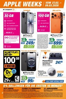 Smartphone im expert Prospekt "APPLE WEEKS" mit 4 Seiten (Frankfurt (Main))