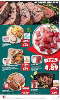 Steak im Kaufland Prospekt "Hier bin ich richtig" mit 66 Seiten (Erlangen)