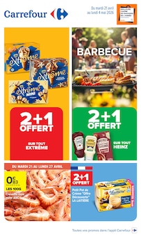 Catalogue Carrefour de la semaine 16, "CARREFOUR", page 1, 21/04/2026 - 04/05/2026 Prospectus Carrefour en cours, "CARREFOUR", page 1 sur 66