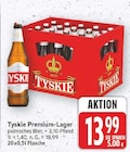 Premium-Lager von Tyskie für 13,99 € bei E center im Angebot Premium-Lager von Tyskie im aktuellen E center Prospekt