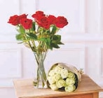 Bouquet composé neige - Super U à Quimper Bouquet composé neige en promo chez Super U Quimper à 7,99 €