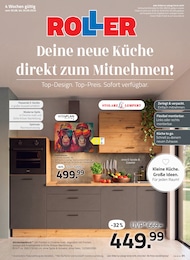 ROLLER Prospekt für Brühl mit 4 Seiten ROLLER Prospekt für Brühl: "Deine neue Küche direkt zum Mitnehmen!", 4 Seiten, 30.08.2026 - 26.09.2026
